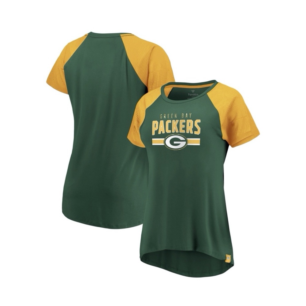 Fanatics Green Bay Packers Shining Victory T-Shirt,‎ Med, short sleeve,  …